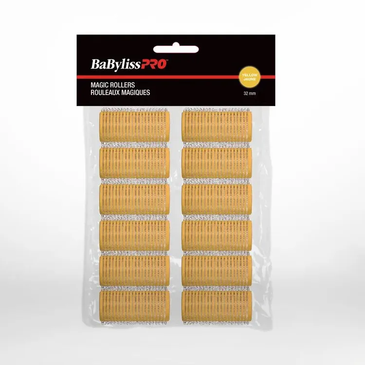 12 Count - BaByliss Pro Velcro 32mm Rollers